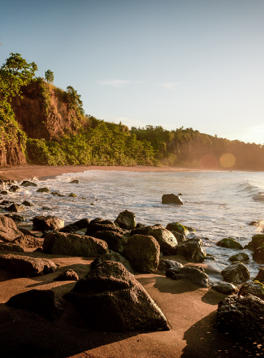 Brilliant Black Sand Beaches in the Caribbean - Foodica