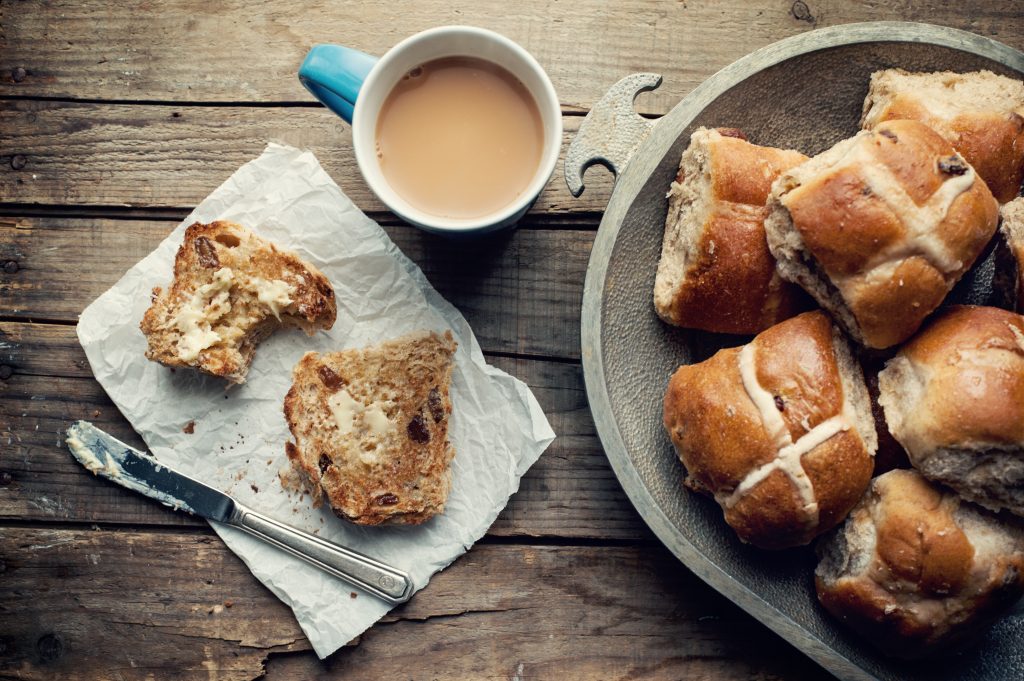 easter in the caribbean - hot cross buns
