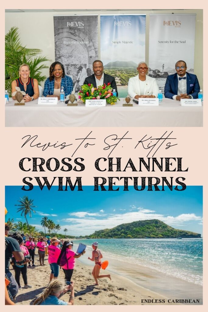 Endless Caribbean - Pinterest - Cross Channel Swimming Return from Nevis to St. Kitts